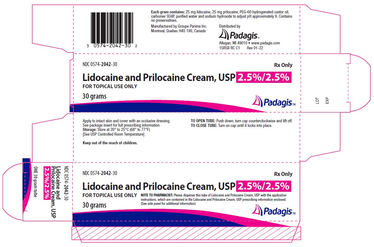 Rx Item-Lidocaine-Prilocaine 2.5%  Cream 30Gm By Padagis Gen Emla