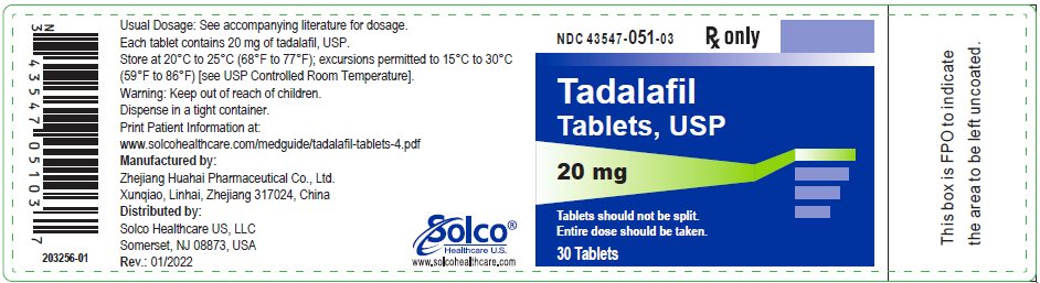 Rx Item:Tadalafil 20MG 30 TAB by Solco Pharma USA Gen Cialis