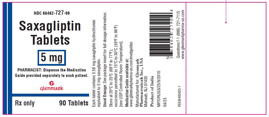 Rx Item-Saxaglipitin Monohydrate Gen Onglyza Tab 5Mg Tab 30 By Glennmark  Pharma
