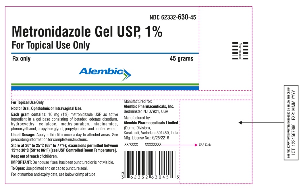 Rx Item-Metronidazole 0.75% Gel 60Gm By Alembic Labs Gen Metrogel