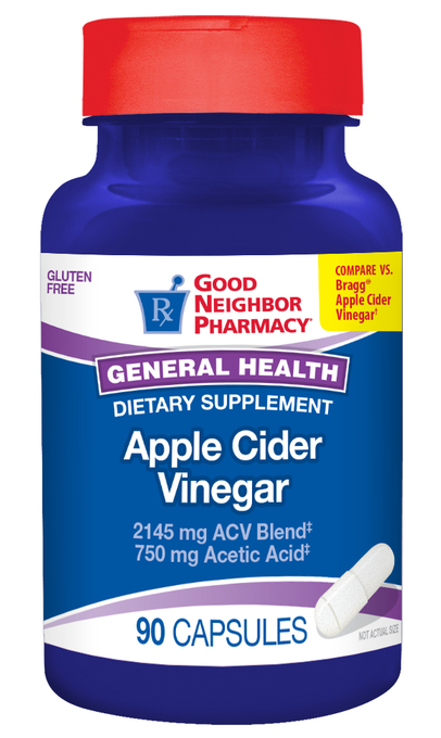 Case of 12 GNP Apple Cider Vinegar Capsule 90Ct By 21st Century Nutl Prod/GNP