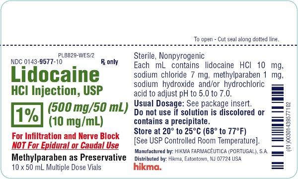 '.Rx Item-Lidocaine Hcl 500MG 10X50 ML Mul.'