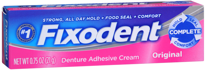 Fixodent Original Denture Adhesive Cream .75oz by P&G