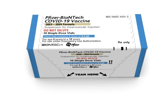 RX ITEM-Pfizer 23-24 Covid-19 Vaccine for 5-12 years of age  by Pfizer-Biontech