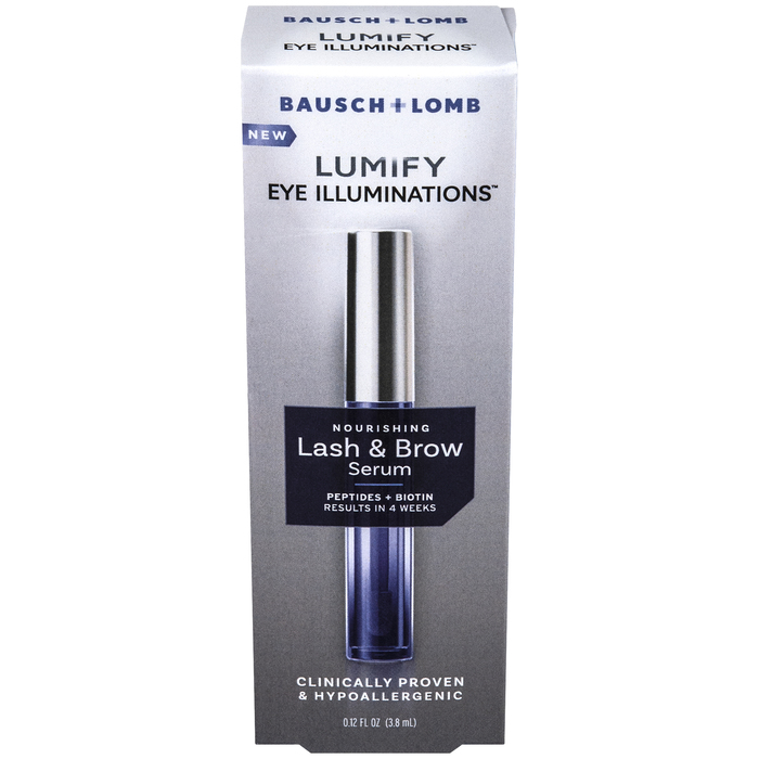 Pack of 12-Lumify Eye Illuminations Lash&Brow Serum 0.12oz By Bausch & Lomb