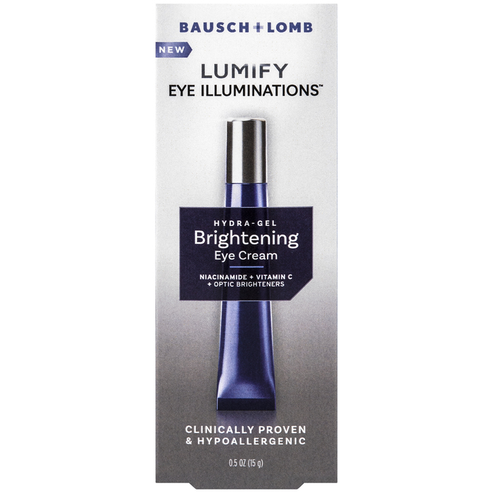 Case of 24-Lumify Eye Illuminations Bright Eye Cream 0.5oz By Bausch & Lomb