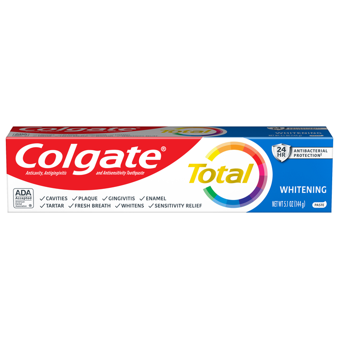 Pack of 12-Colgate Total Plus Whitening Toothpaste 5.1oz by Colgate Palmolive