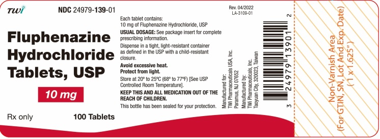 Rx Item-Fluphenazine 10 Mg Tab 100 By Twi Pharmaceuticals USA 