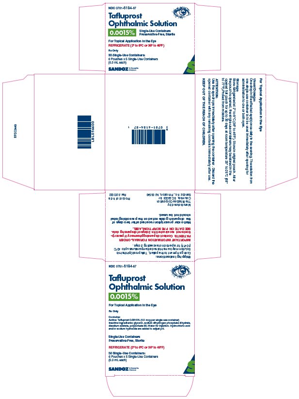 Rx Item-Tafluprost  Opth Sol 0.0015% Gen Zioptan Dpt REFRI 30 By Sandoz Pharma