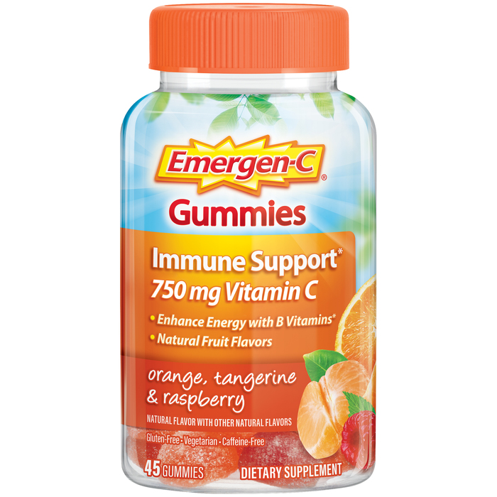 Emergen-C Vitamin C 750mg Gummies 45ct