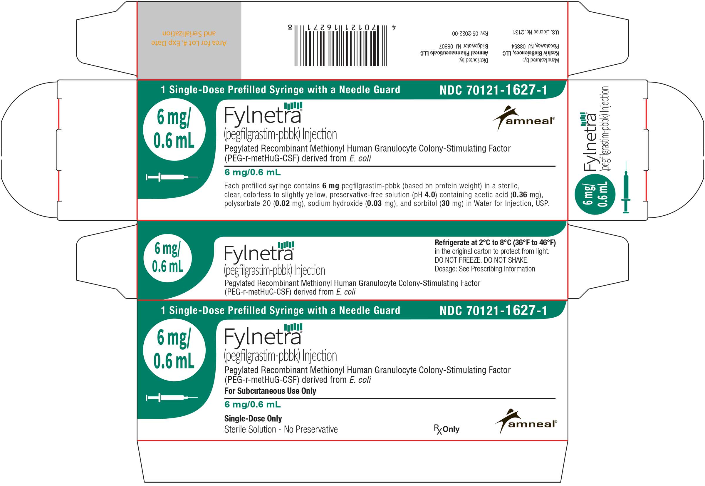 Rx Item-Fylnetra 6 Mg/0.6Ml Syg 0.6ml By Amneal Pharma