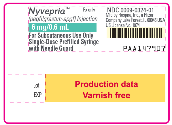 Rx Item-Nyvepria 6 Mg/0.6Ml Syg 0.6ml By Pfizer Pharma Gen Neulasta