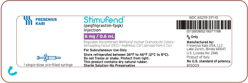 Rx Item-Stimufend 6 Mg/0.6Ml Syg 0.6ml By Fresenius Pharma Gen Neulasta