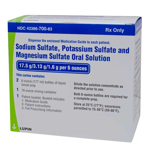 Rx Item:Sodium-Potassium-Magnesium KIT by Lupin Pharma Gen Suprep