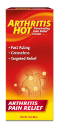 Arthritis Hot Pain Relief Cream 3oz By Chattem Drug & Chem Co USA 