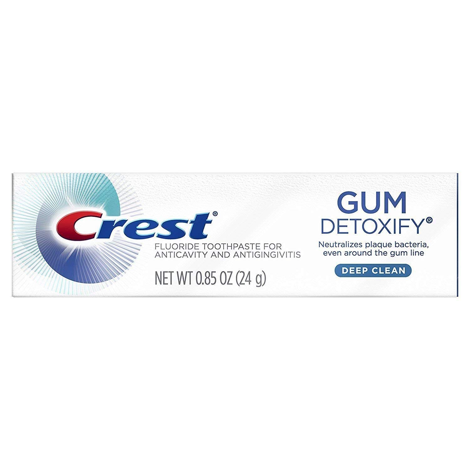 Cse of 36-Crest Pro Health Deep Gum Detox Tooth Paste .85oz by P&G