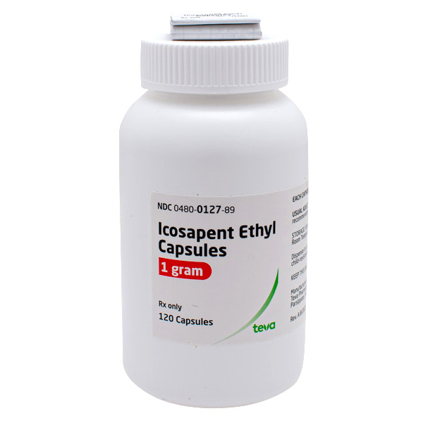Rx Item:Icosapent 1GM 120 CAP by Teva Pharma USA Gen Vascepa