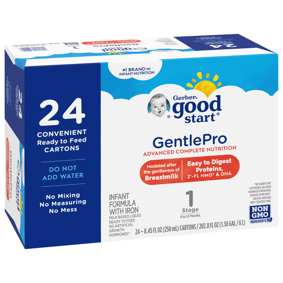 Good Start® GentlePro, Milk Based, Ready-To-Feed Tetra Pack, 24x8.45floz