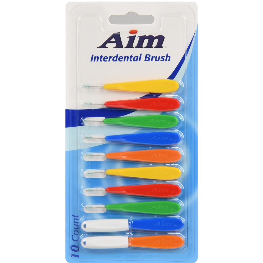 '.Aim® Interdental Brush.'