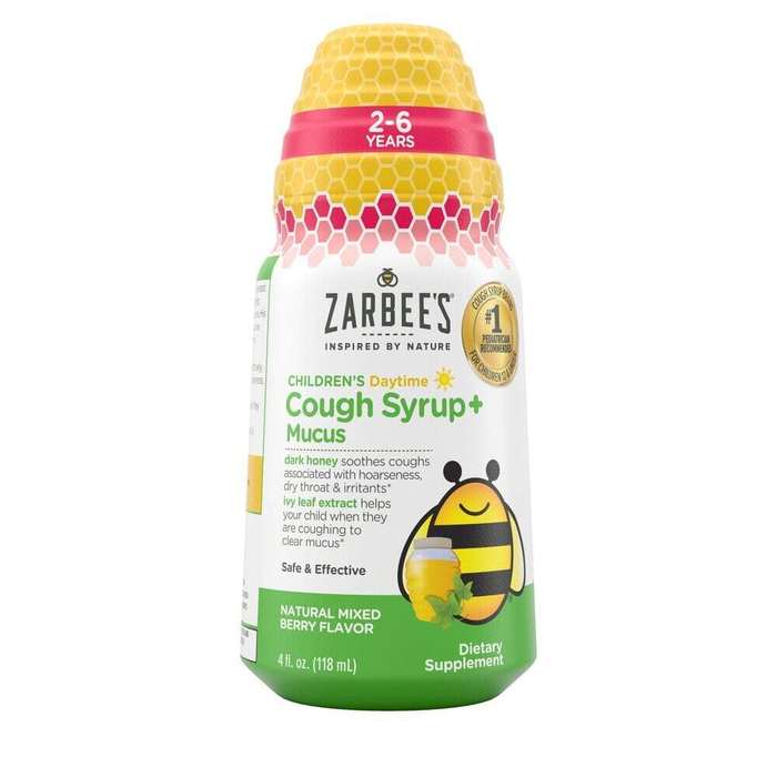 Zarbee's Children's Cough+Mucus Day Syrup 4oz By J&J Consumer Health