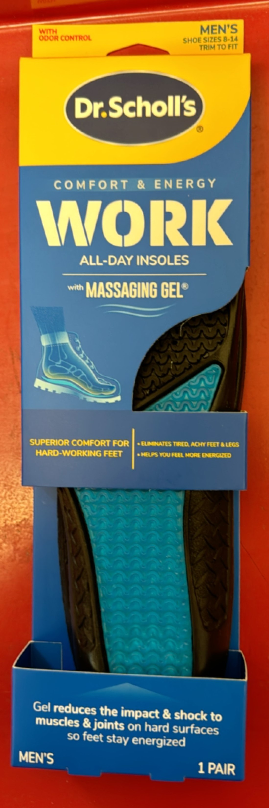 Dr. Scholls Comfort & Energy Work Massaging Gel Advan By Emerson/DR Scholls USA 