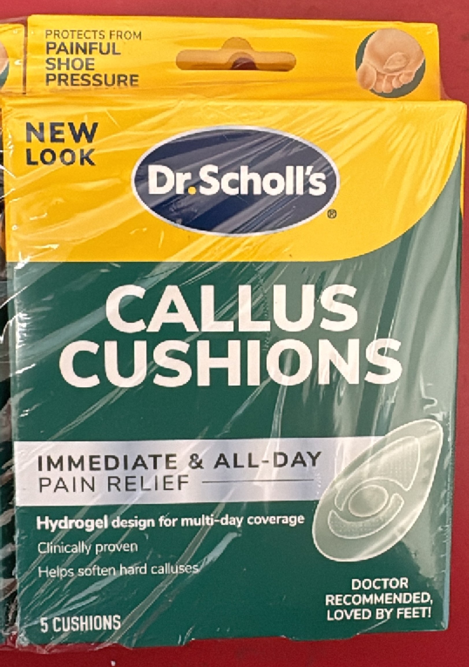 Hydrogel Callus Cushions Bdg 5 CT By Emerson/DR Scholls USA 