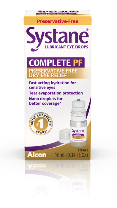 Systane Complete PF Dry Eye Relief Bottle 0.34oz by Alcon Vision Care Grp USA 