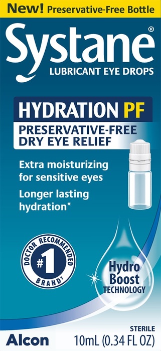 Systane Hydration PF Dry Eye Relief Bottle 10mL by Alcon Vision Care Grp USA 