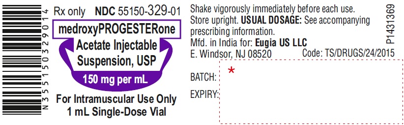 Rx Item-Medroxyprogesterone 150MG 1 ML SDV Gen Depo Provera by Eugia Pharma 