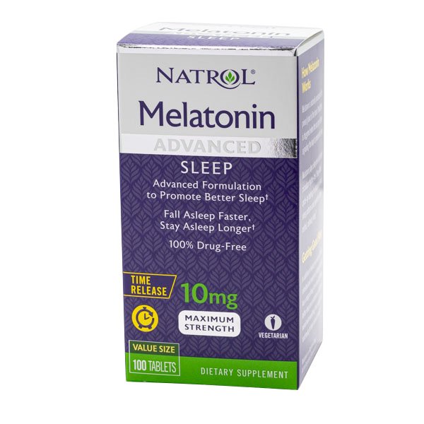 Natrol Melatonin 10 mg AD Sleep Tab 100