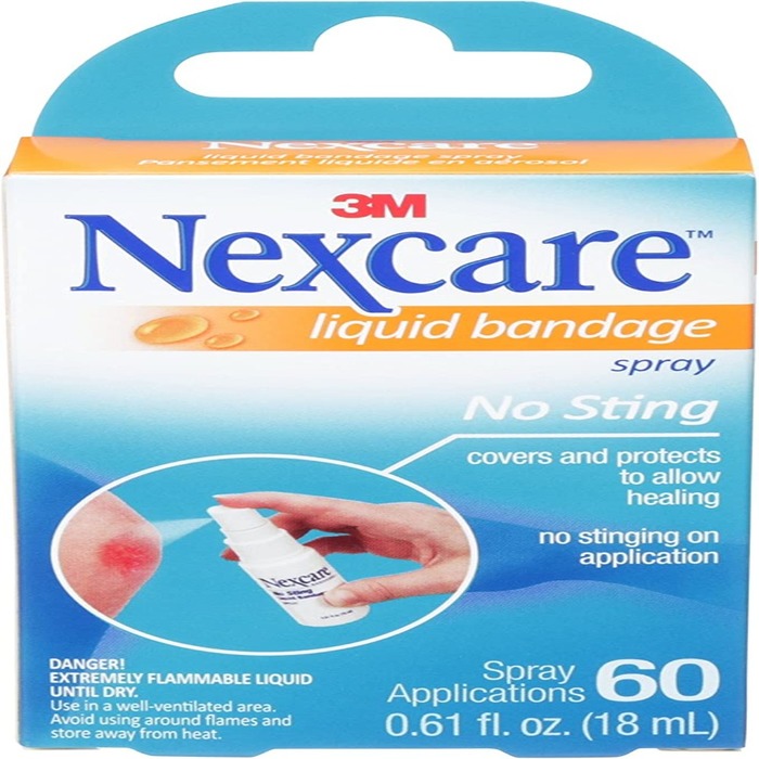 Case of 24-Nexcare Liquid Bandage Spray 0.61 oz By Nexcare 3M USA 