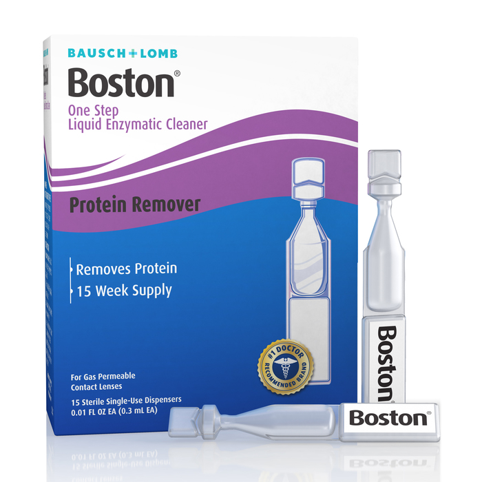 Boston 1 Step Enzyme Cleaner 15x0.01 Oz By Bausch & Lomb