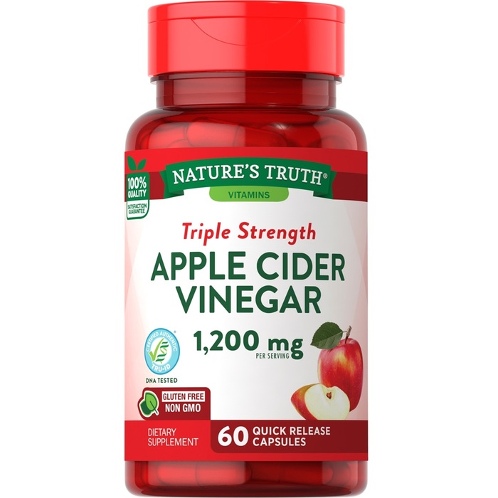 Apple Cider Vinegar 1200Mg Cap 60Ct BY Nature's Truth USA