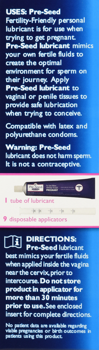 how to use pre seed personal lubricant You can do everything right track your cycle, plan the timing…and still  miss what matters in between. Because conception isn't just about when it's  also about the environment.Most lubricants are made for main image 1