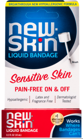 New Skin Liquid Bandage Sensitive Skin 0.3oz By Emerson Healthcare USA