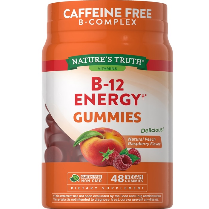 B-12 Energy+ Ashwagandha Gummies 48Ct By Natures Truth