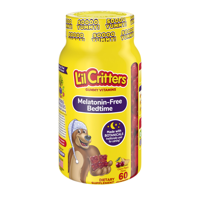 Lil Critters Melatonin-Free Bedtime Gummy 60 By Church & Dwight USA 