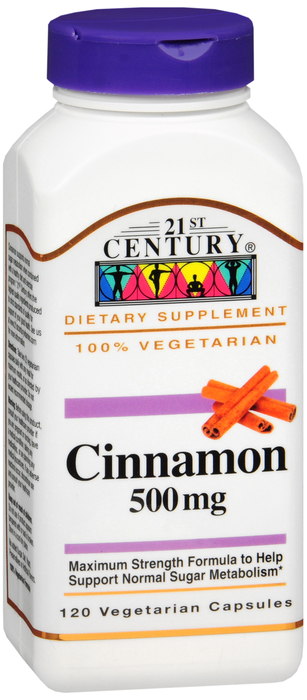 21st Century Century Cinnamon 500mg Capsules 120ct