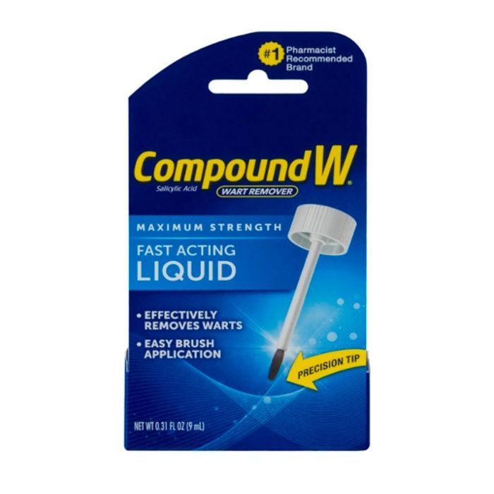 Compound W Wart Remover Liquid 0.31oz By Medtech USA 