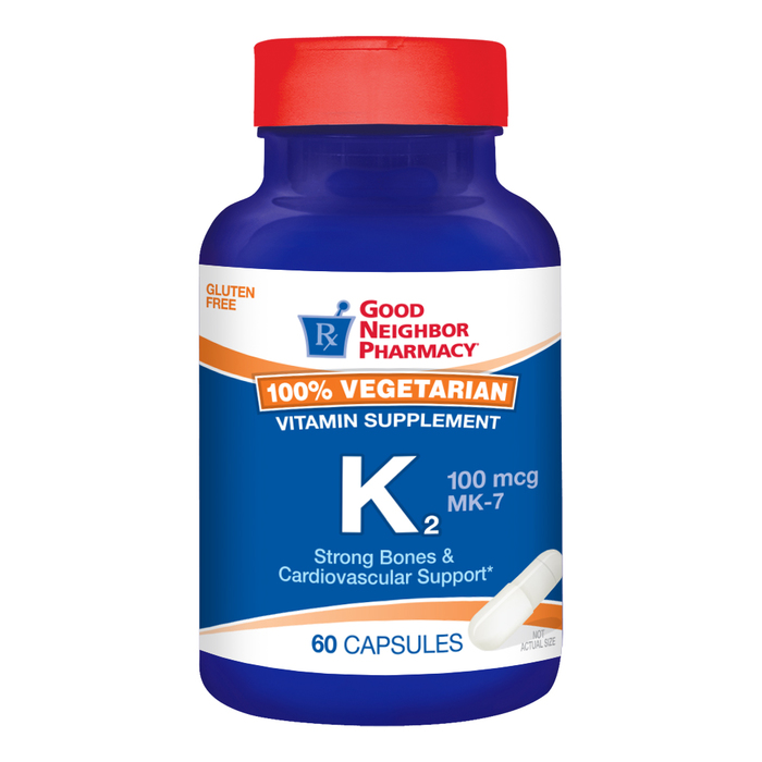 Case of 12- GNP Vitamin K2 (MK7) 100mcg Capsules 60ct By 21st Century