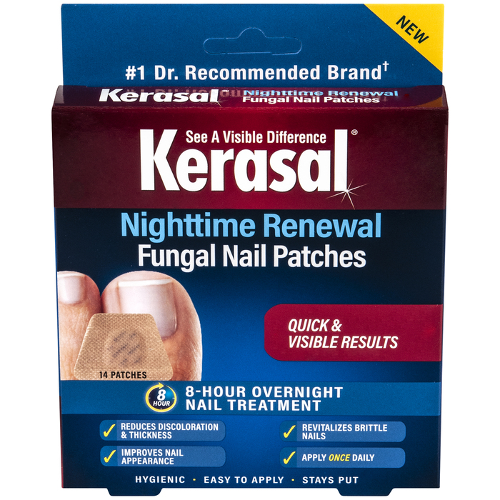 Kerasal Nighttime Renewal Fungal Nail Patches 14 EA By Emerson Healthcare USA