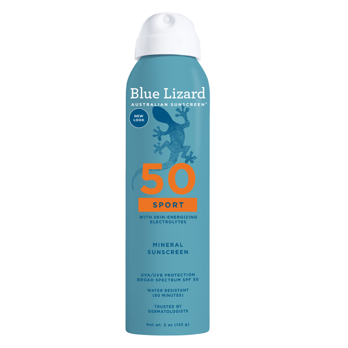 Blue Lizard Australian Sunscreen Sport Mineral Spray SPF 50+ 5 OZ By Emerson