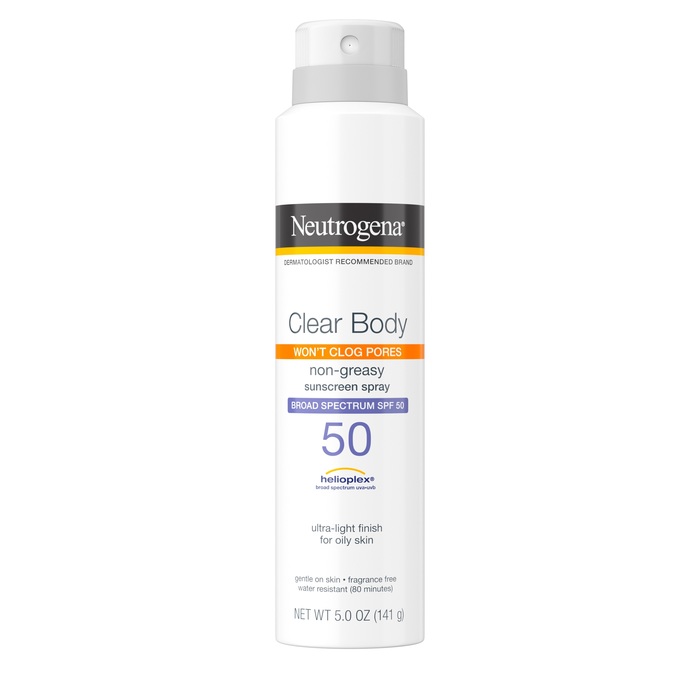 Neutrogena Clear Body Sunscreen SPF50 Spray 5oz By Kenvue Brands