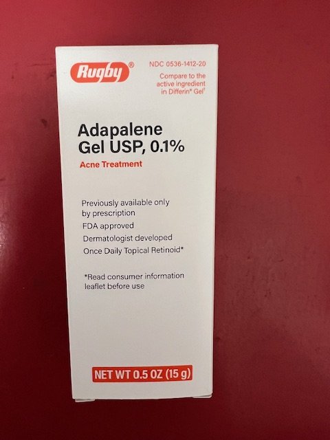 Pack of 12-Adapalene 0.1 % Gel 15 Gm Major Pharma gen Differin