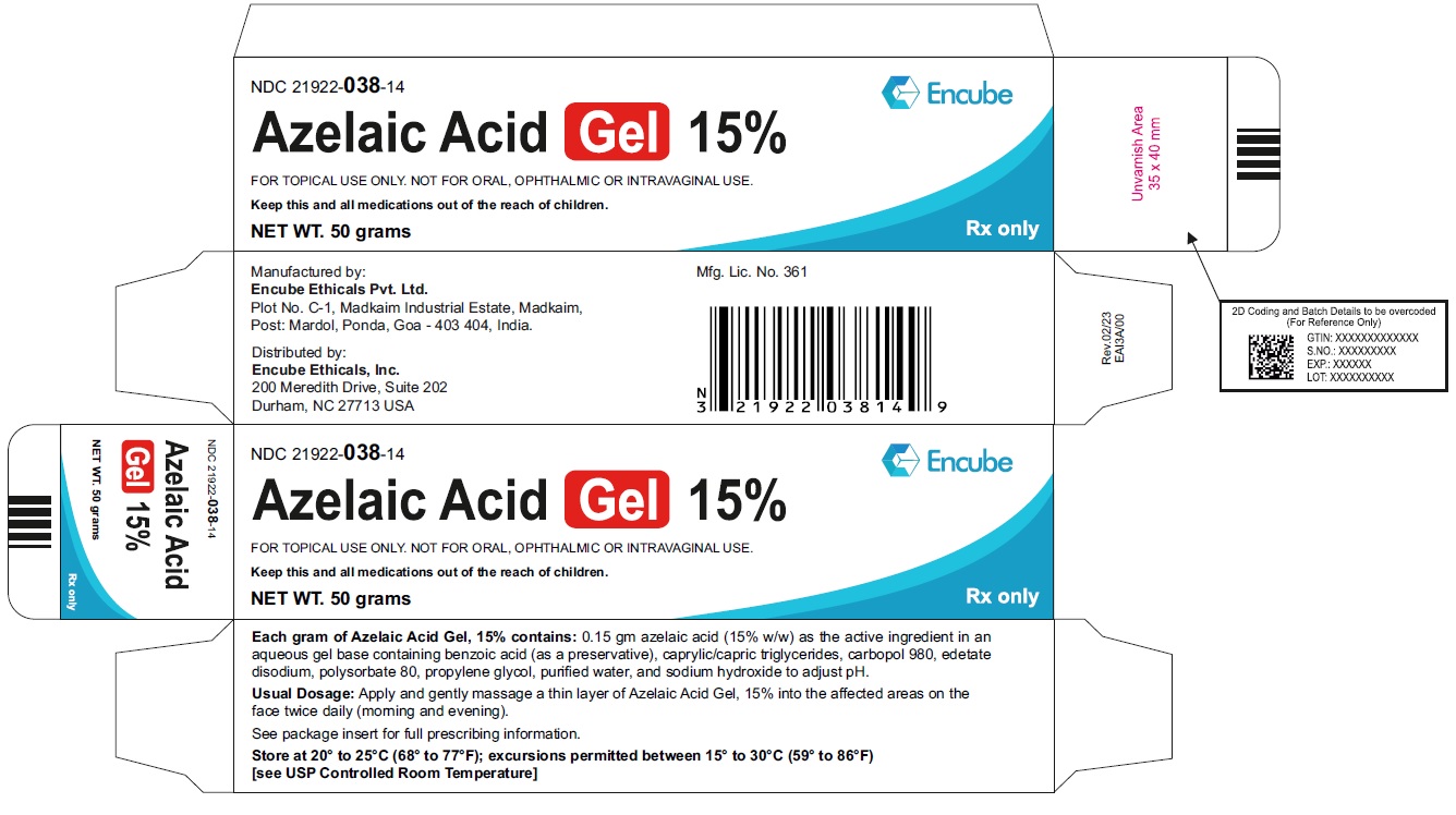 Rx Item-Azelaic Acid 15% Gel 50 Gm Encube Gen Finacea