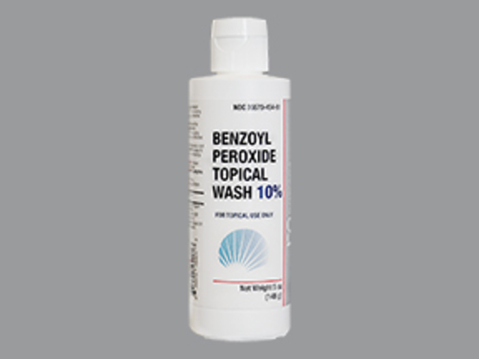 Pack of 12-Benzoyl Peroxide 10% Wash 148g Prasco Burel Pharma