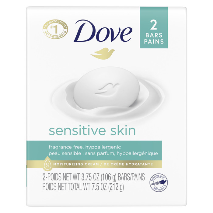 Dove Beauty Bars Sensitive Skin  2X3.75Oz By UNILEVER HPC