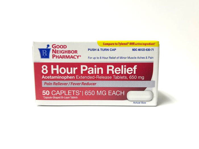 '.Pain Relief 8HR 650mg GNP.'
