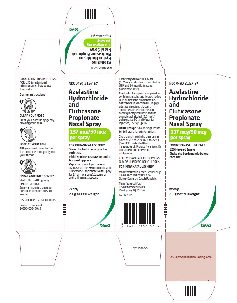 Rx Item-Azelastine-Fluticasone Nasal Spray Pump 137-50 Mc By Teva Gen ...