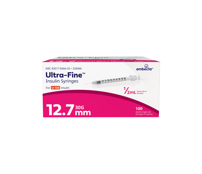 EMBECTA UF INS 0.5ML 30GX12.7MM SYG 100 BY EMBECTA MEDICAL USA